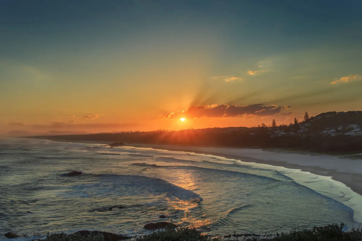 Beautiful Sunset on the beach
